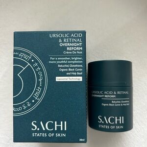 Sachi Ursolic Acid and Retinal Overnight Reform